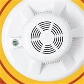 Photo to promote free smoke detector installation
