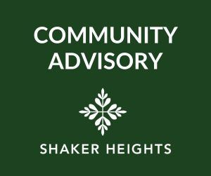 Community Advisory graphic for City of Shaker Heights