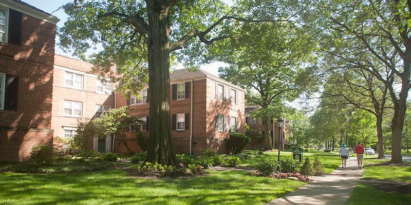 Apartment building on N. Moreland Rd. in Shaker Heights